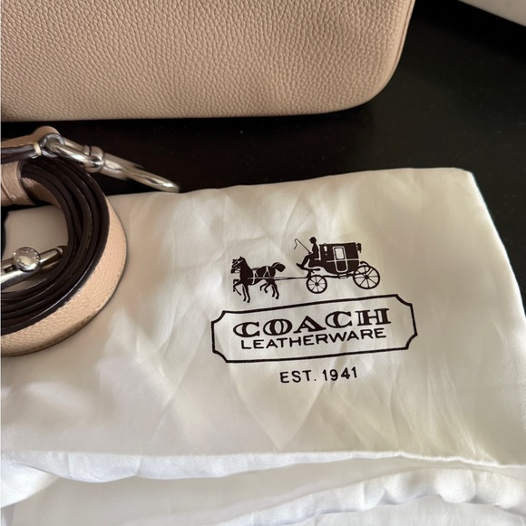 Coach Cassie Taupe Pebbled Leather - Picture 3 of 12